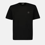 T-Shirts Logo T-Shirt Moncler Schwarz Homme