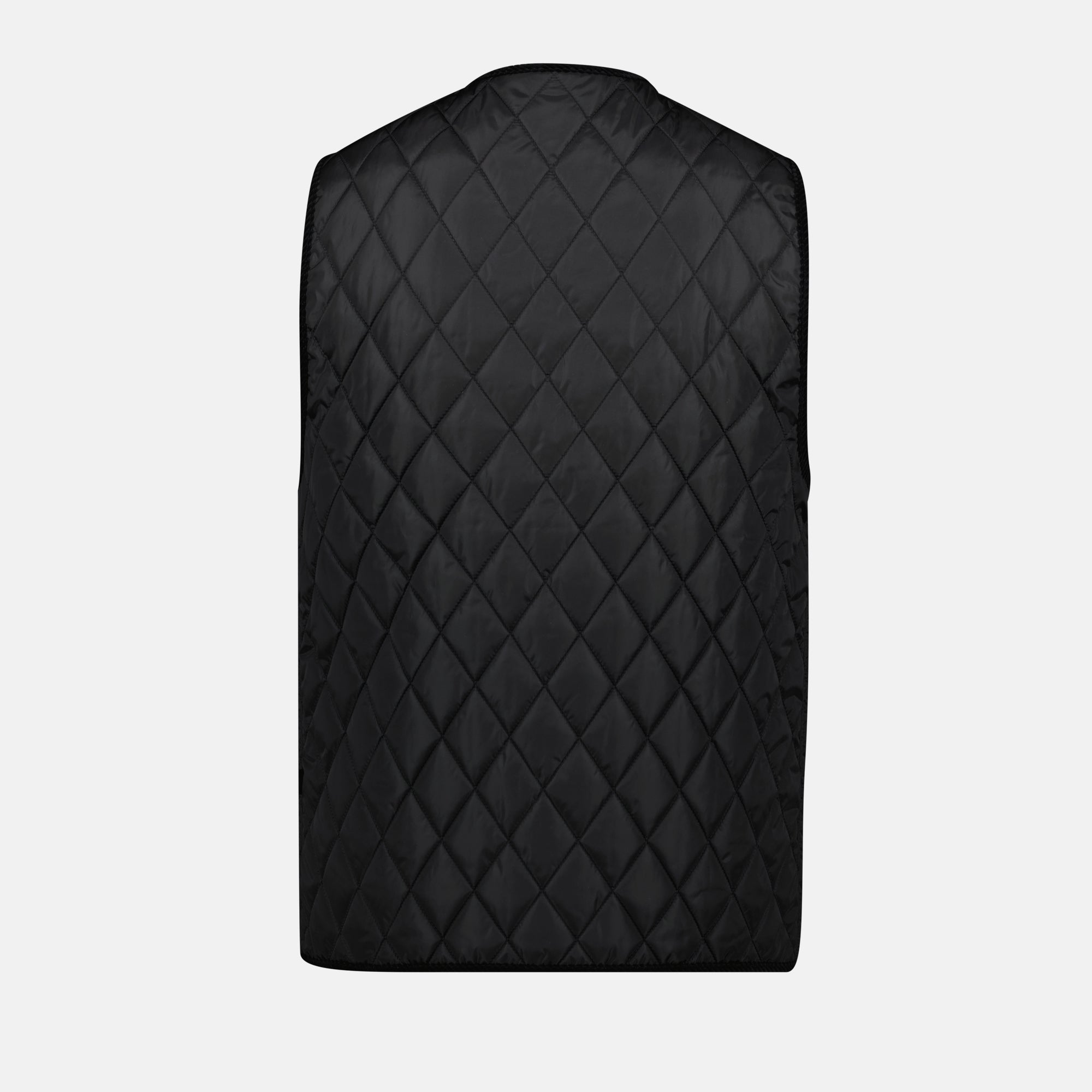 Jacken Tiverton Schwarze Ärmellose Jacke Burberry Schwarz Homme