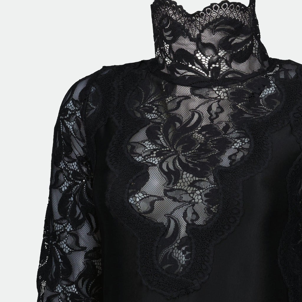 Dresses Long Lace Dress Rabanne Black Women