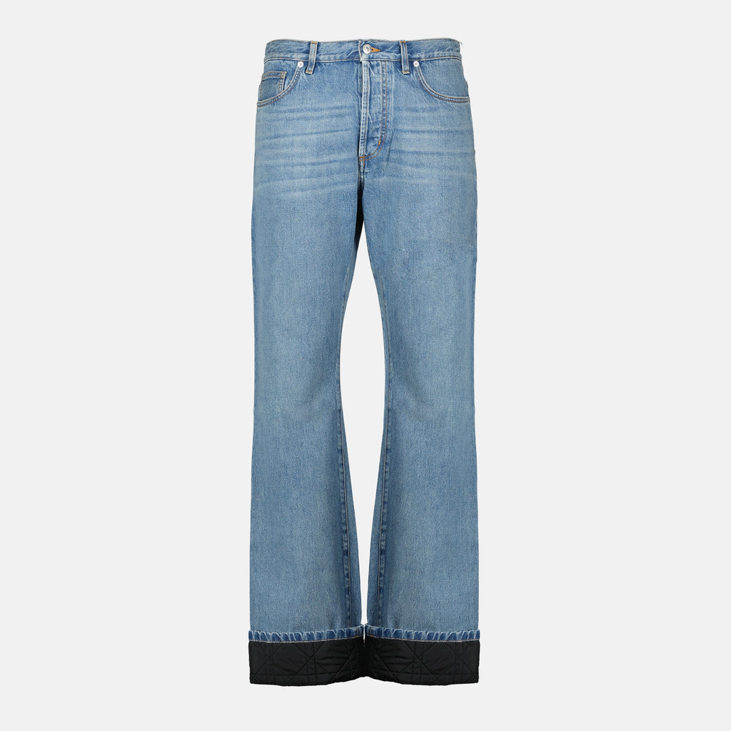 Imagen del jeans Cannage azul de Dior para Hombre - Temporada Primavera-Verano 2026 - Vista Frontal