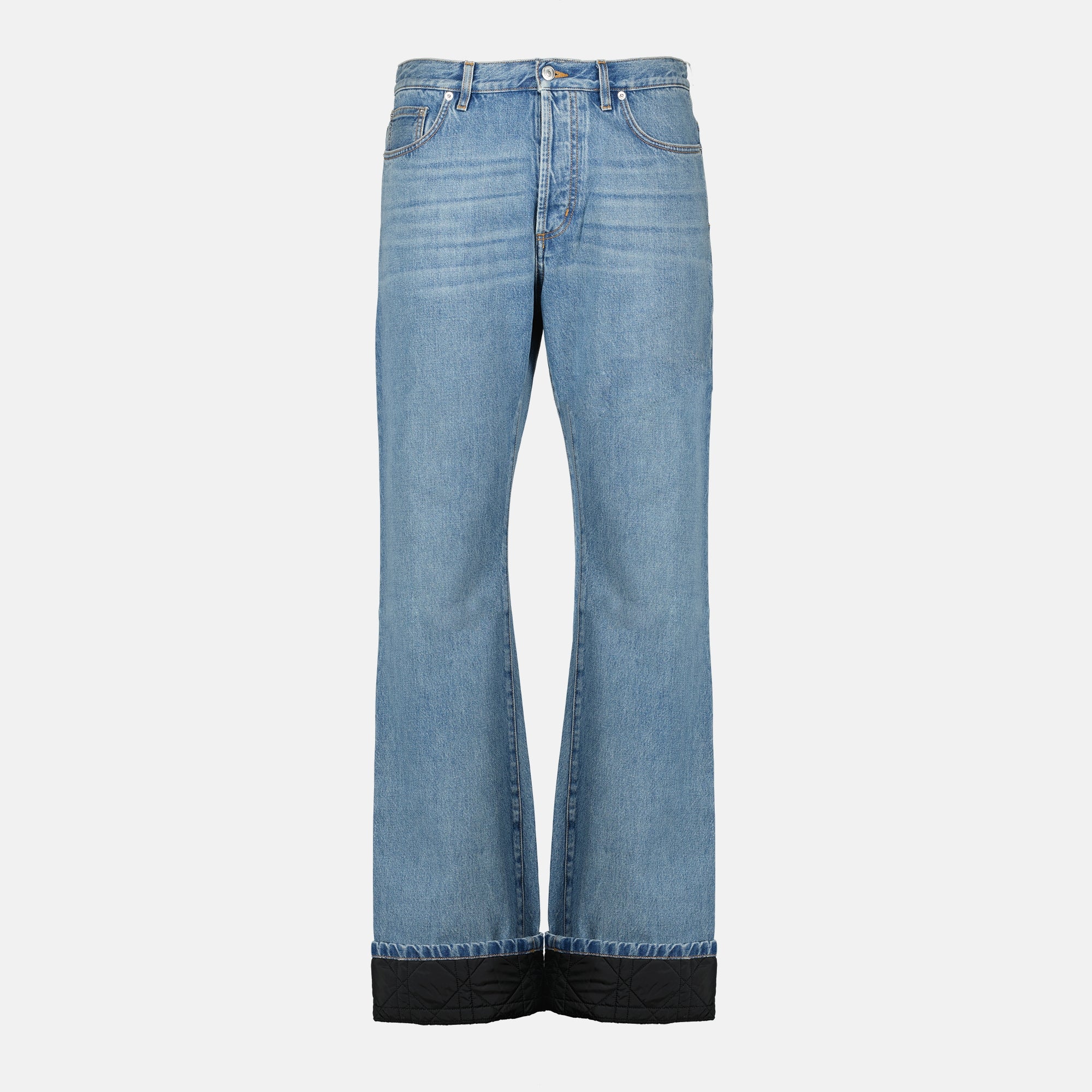 Imagen del jeans Cannage azul de Dior para Hombre - Temporada Primavera-Verano 2026 - Vista Frontal