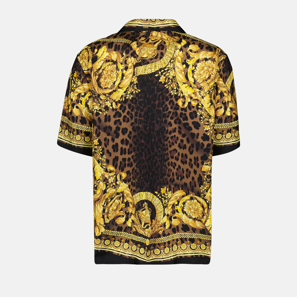 Hemden Chemise en soie Barocco Versace Gelb Homme