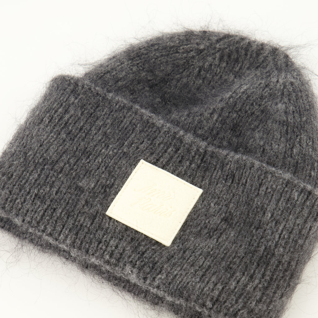Chapeaux, casquettes et bonnets Grau Mohair Beanie Ami PARIS Gris Unisexe