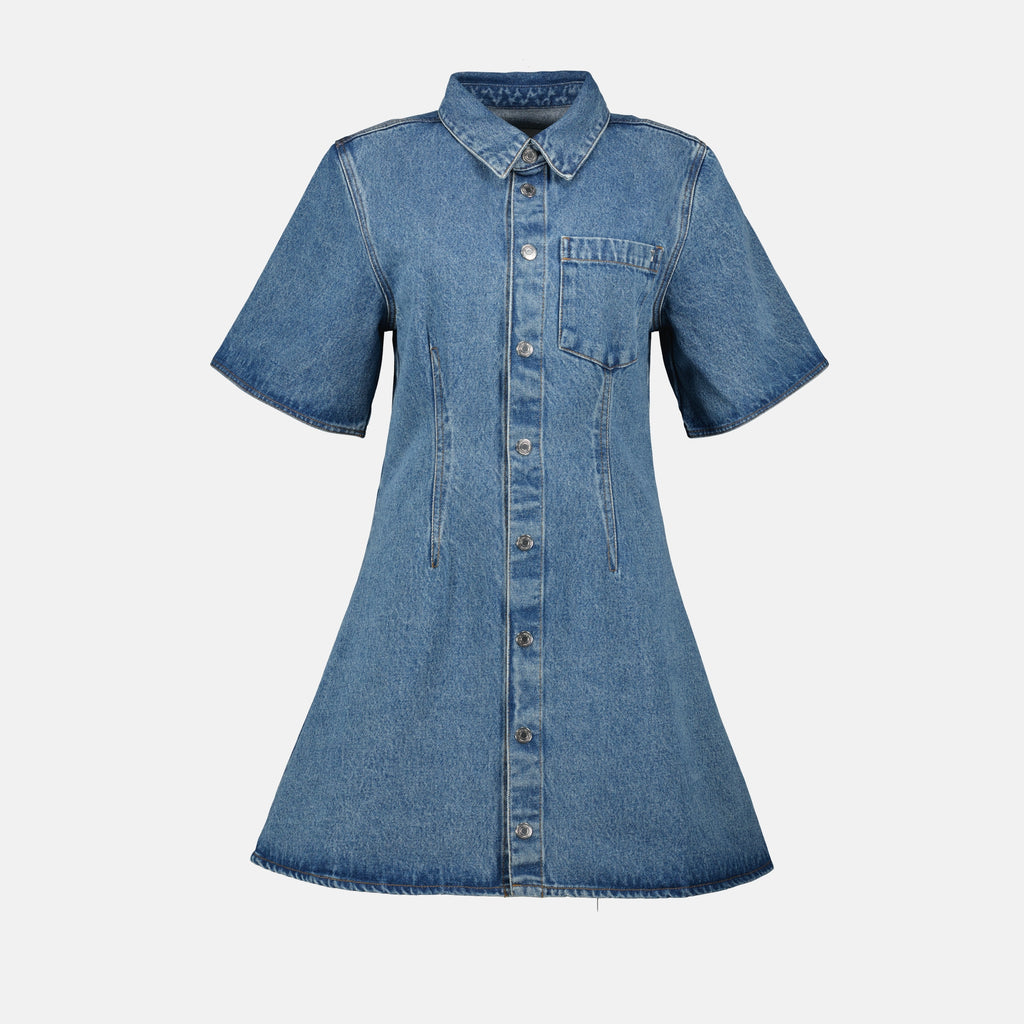 Robes Robe chemise en jean Ami PARIS Bleu Femme