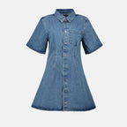 Robes Robe chemise en jean Ami PARIS Bleu Femme