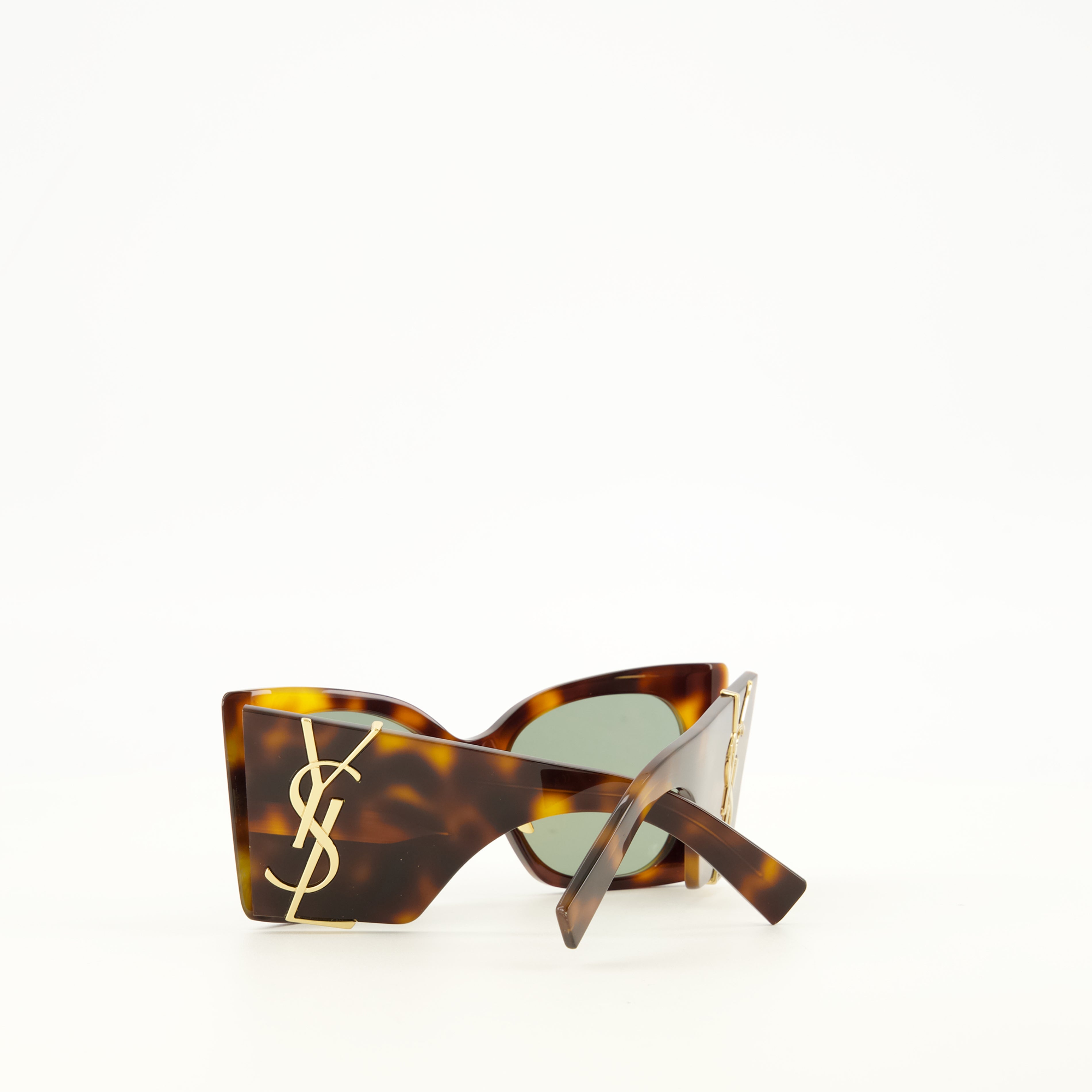 Lunettes SL M119 Sunglasses Saint Laurent Marron Unisexe