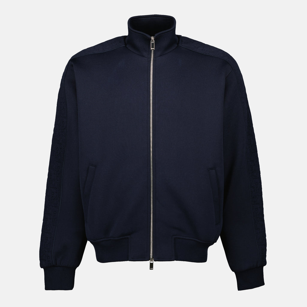 Imagen del artículo Chaqueta de jogging azul marino de la marca Dior para Hombre - Temporada Primavera-Verano 2026 - Vista Frontal