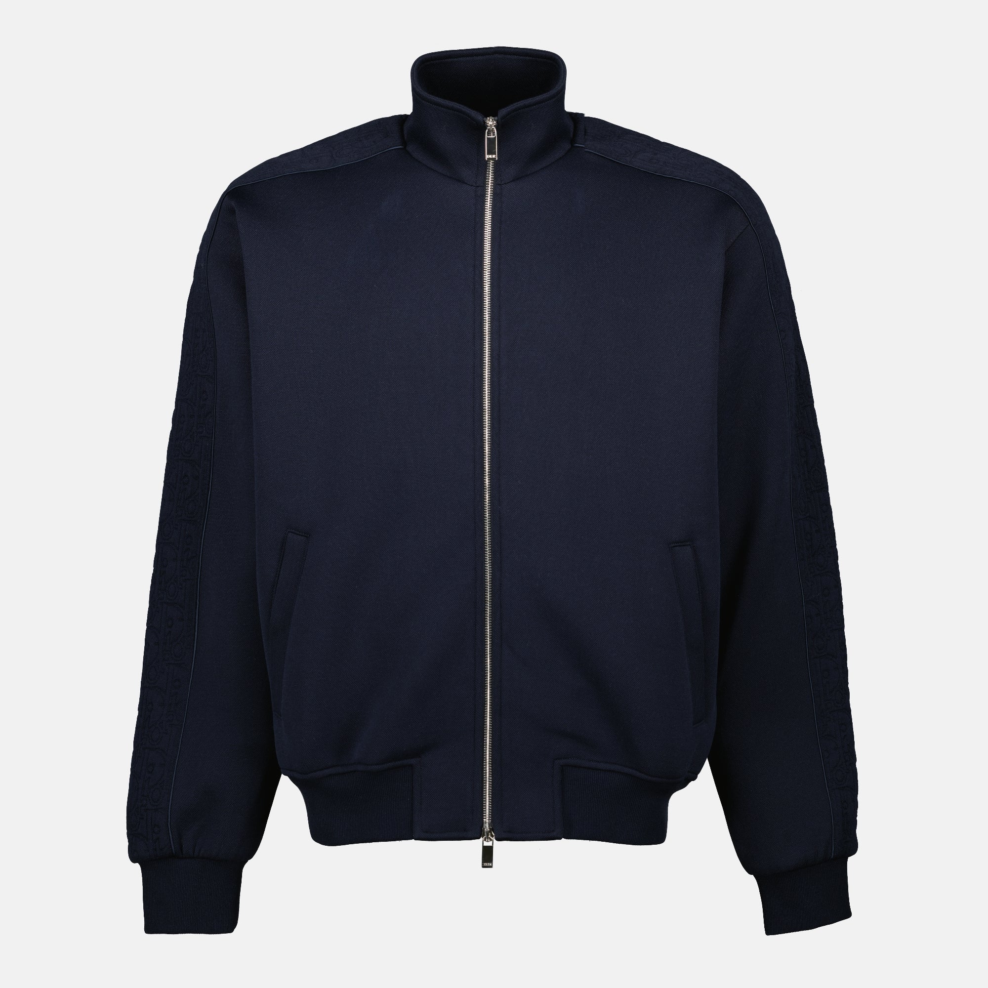 Imagen del artículo Chaqueta de jogging azul marino de la marca Dior para Hombre - Temporada Primavera-Verano 2026 - Vista Frontal