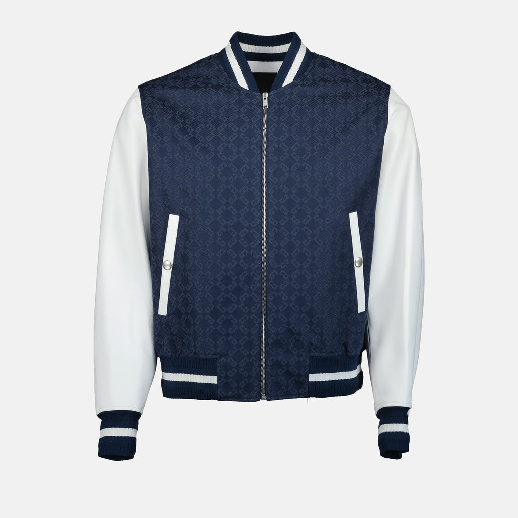 Giacche Bomber Varsity in Denim Givenchy Blu scuro Homme