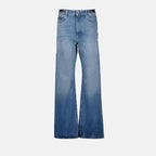 Pantaloni Jean 1969 Firmato Rabanne Blu Femme