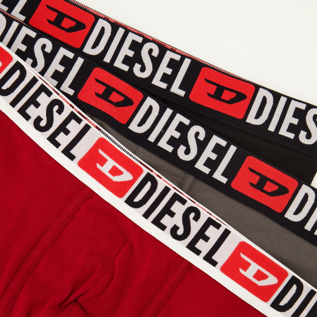 Sous-vêtements et homewear Lot de boxers rouge,gris et noir Diesel Rouge Homme