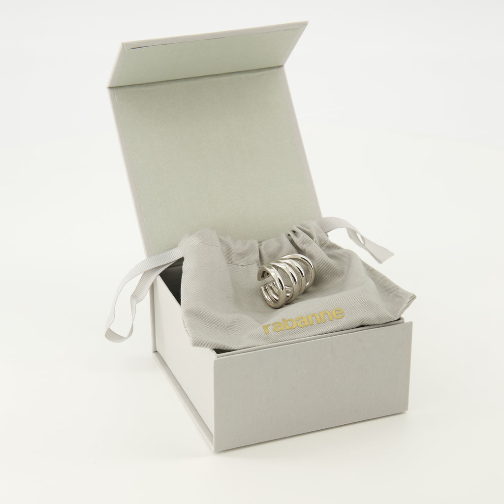 Immagine dell'articolo Orecchino Punk argento del marchio Rabanne per donna - Stagione Primavera-Estate 2026 - Vista Dettagliata_3