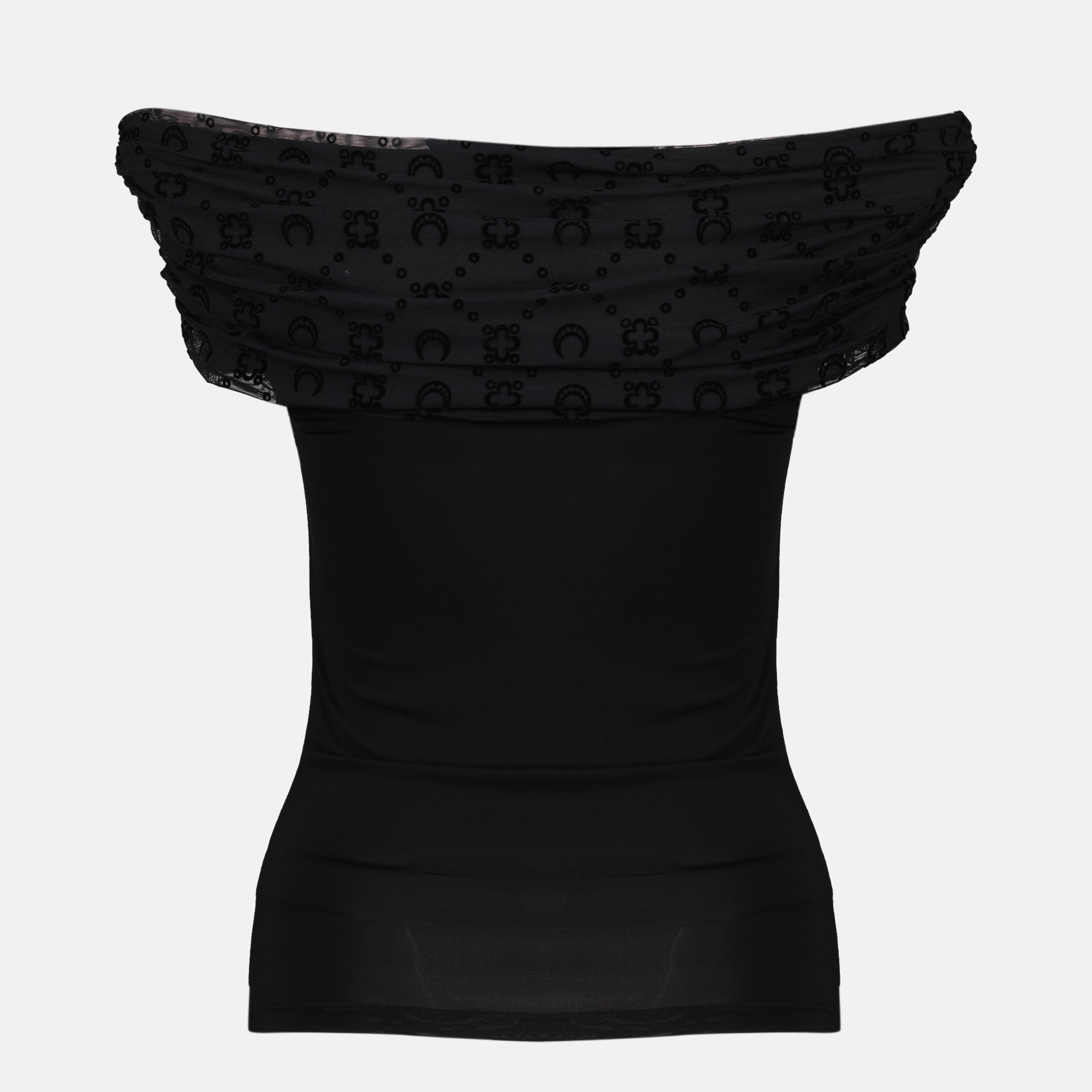 Tops Top Drappe Nero Marine Serre Noir Femme