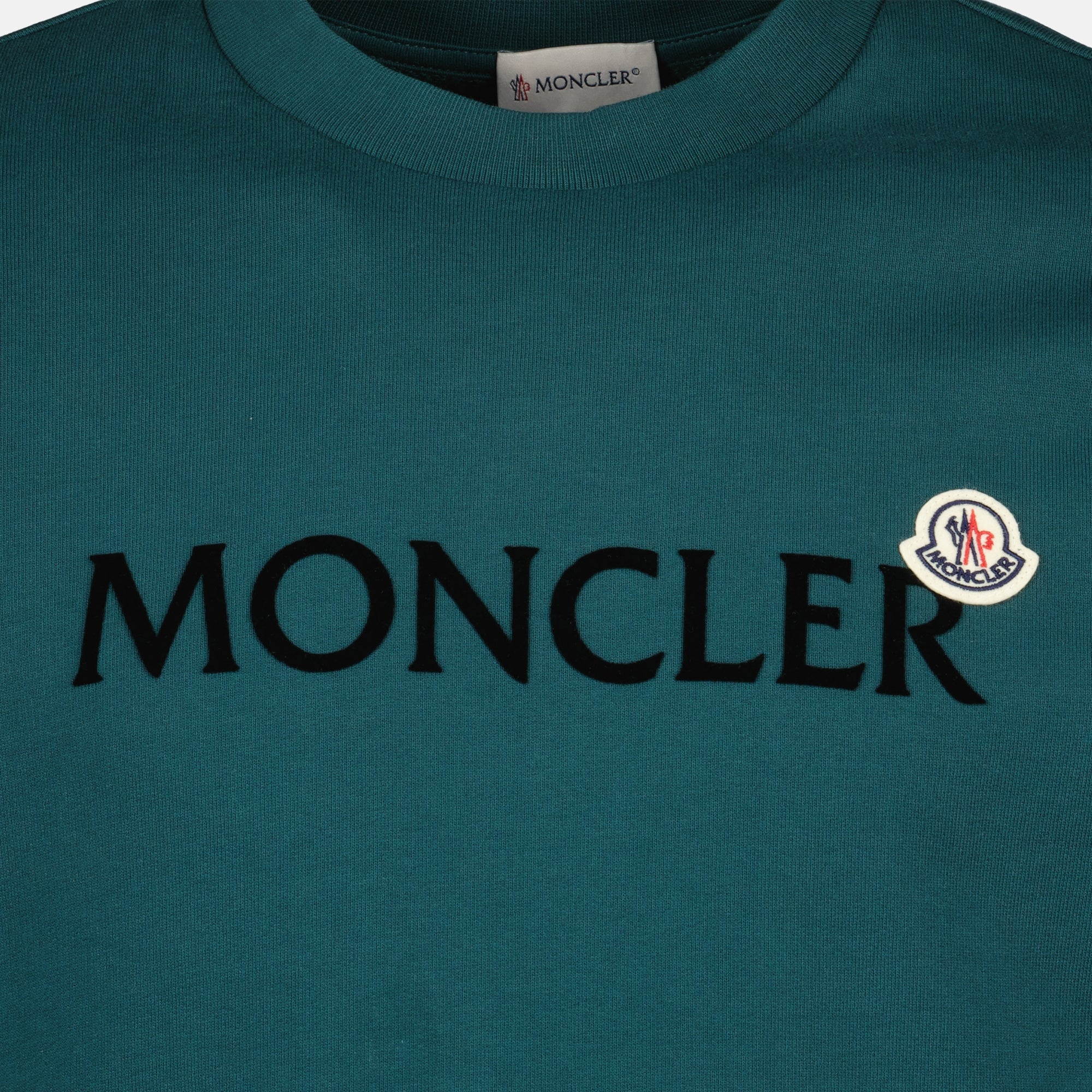 Sweatshirts Sweatshirt à logo Moncler Vert Homme
