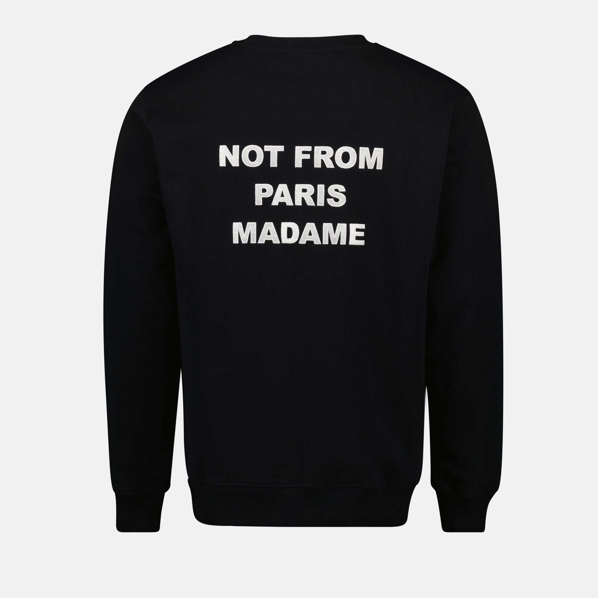 Sweatshirts Slogan Sweat Drole De Monsieur Schwarz Homme