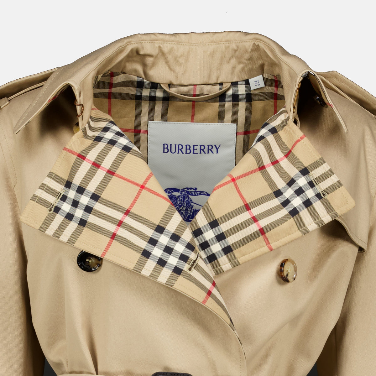 Manteaux 레이크필드 숏 트렌치 코트 베이지 Burberry Beige Femme