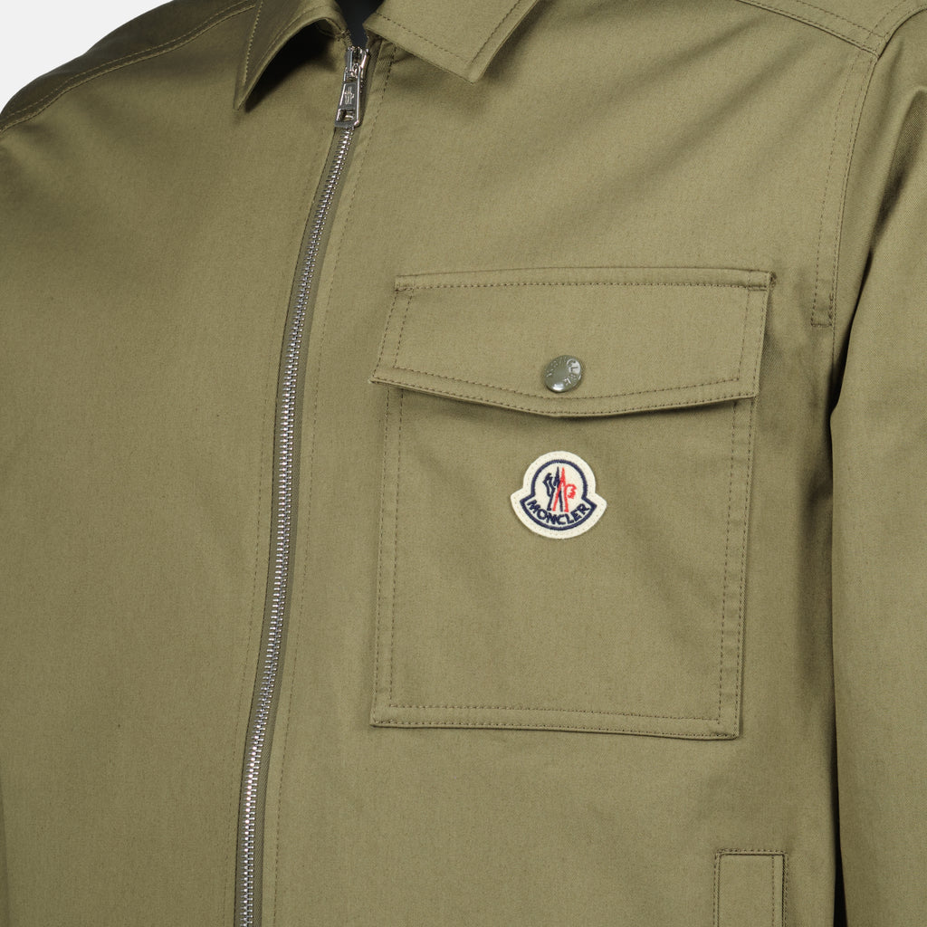 Vestes Veste chemise Moncler Vert Homme