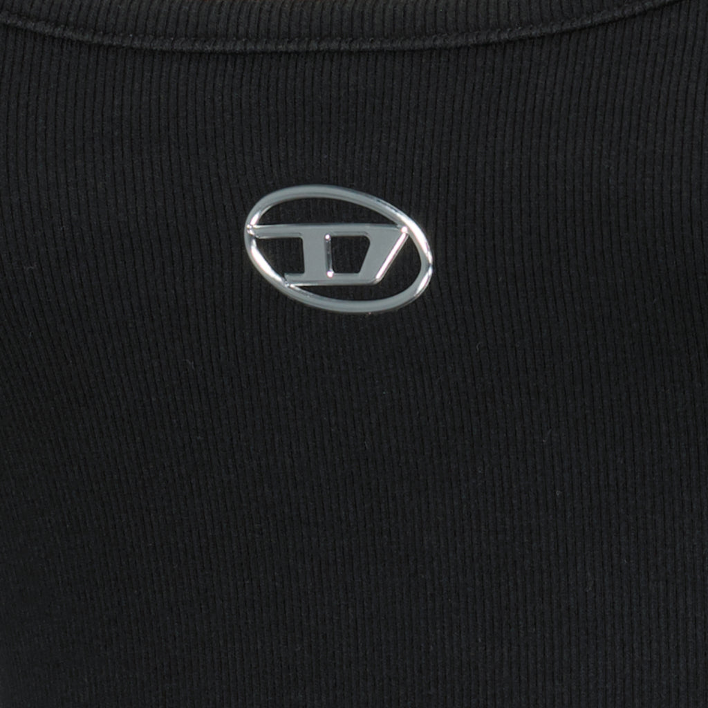 Tops T-Hupy-OD Canotta Diesel Noir Femme