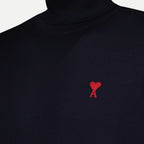 Maille Pull Ami de coeur Ami PARIS Bleu Homme