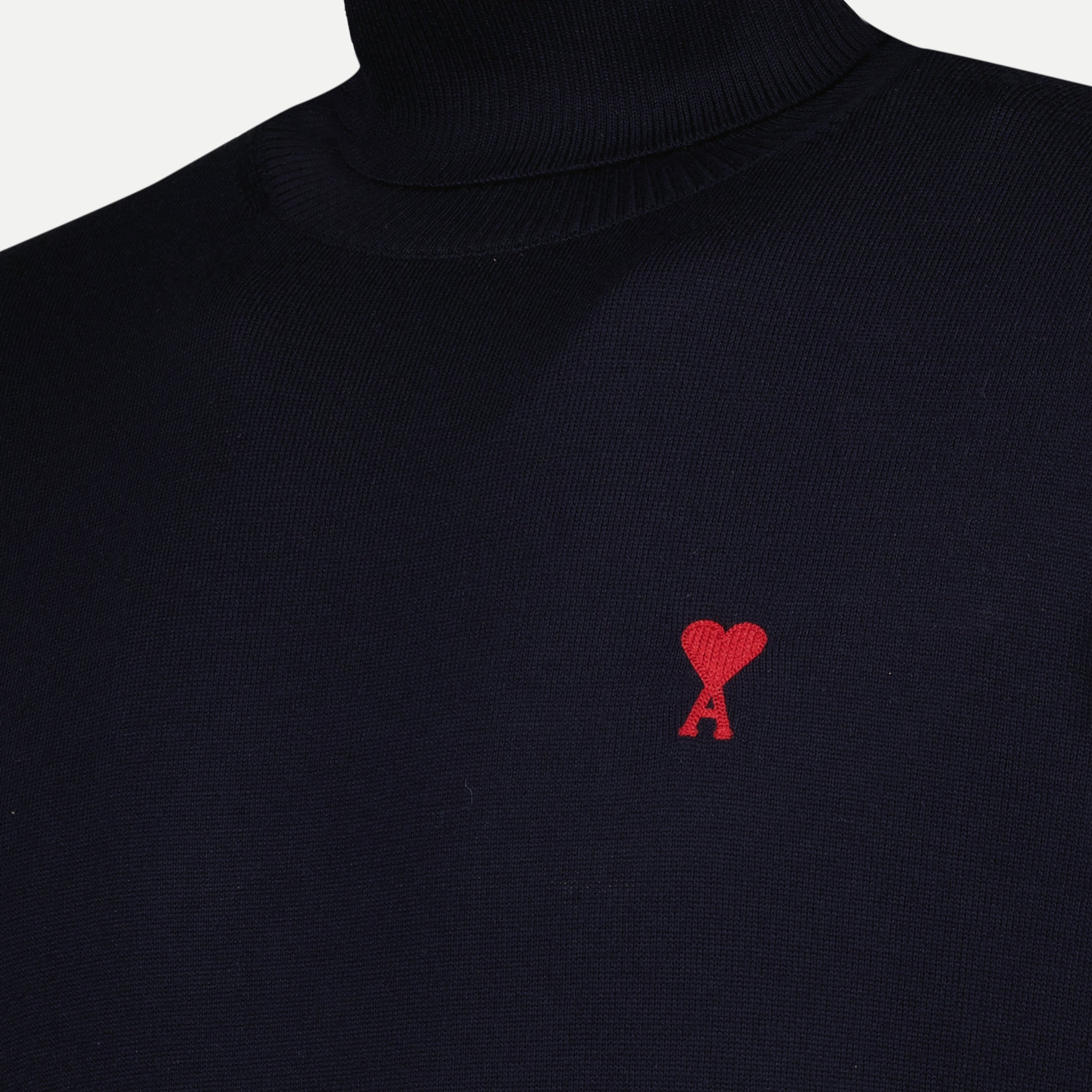 Maille Pull Ami de coeur Ami PARIS Bleu Homme