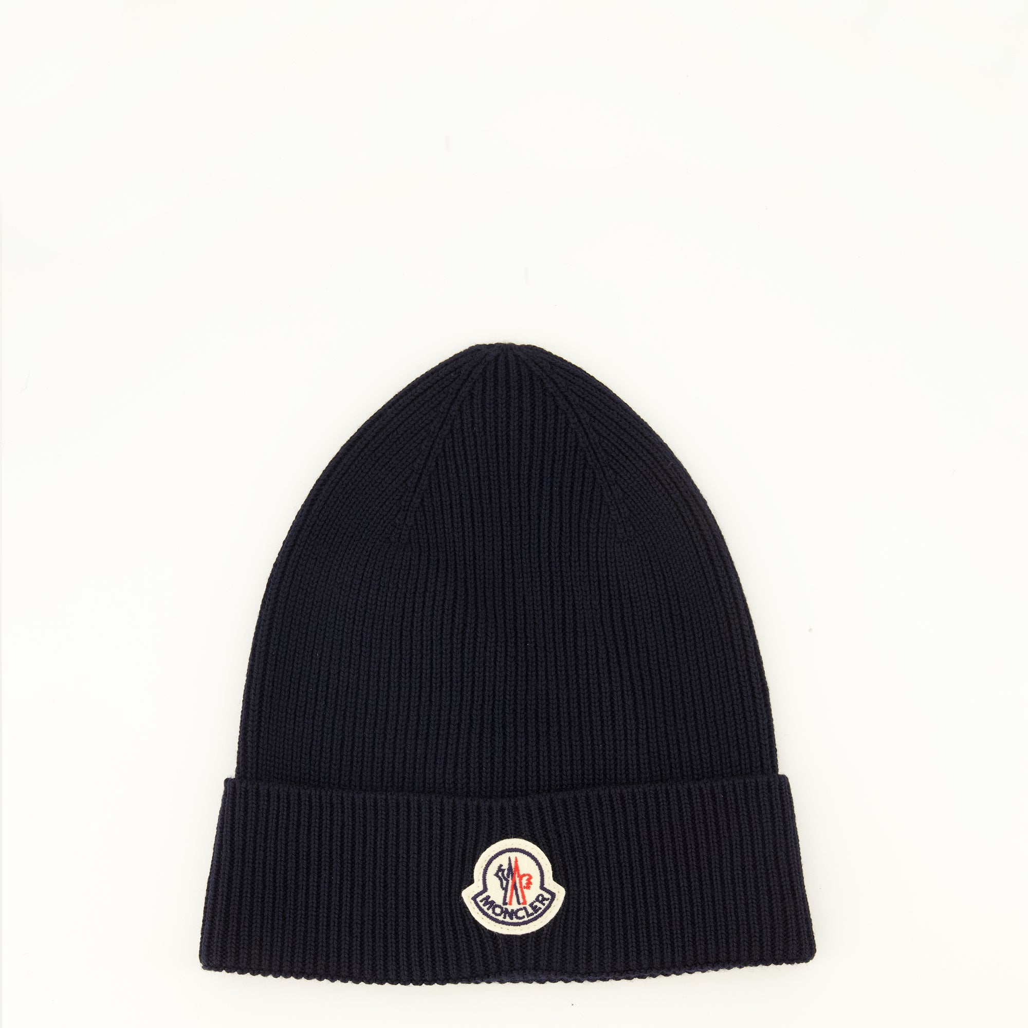 Chapeaux, casquettes et bonnets 네이비 블루 울 비니 Moncler Bleu foncé Homme