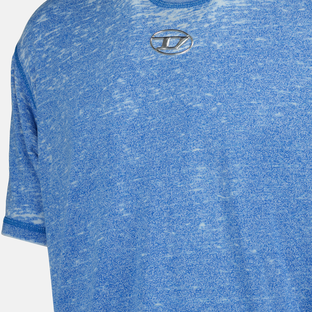 T-shirts T-shirt délavé T-boxt-pak Diesel Bleu Homme
