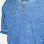 T-shirts T-shirt délavé T-boxt-pak Diesel Bleu Homme