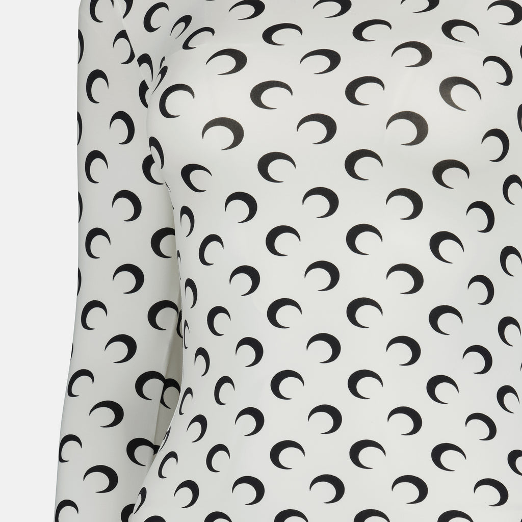 Bild des Damen Top Jersey Moon Artikels von Marine Serre - Herbst-Winter Saison 2025 - Detailansicht_3