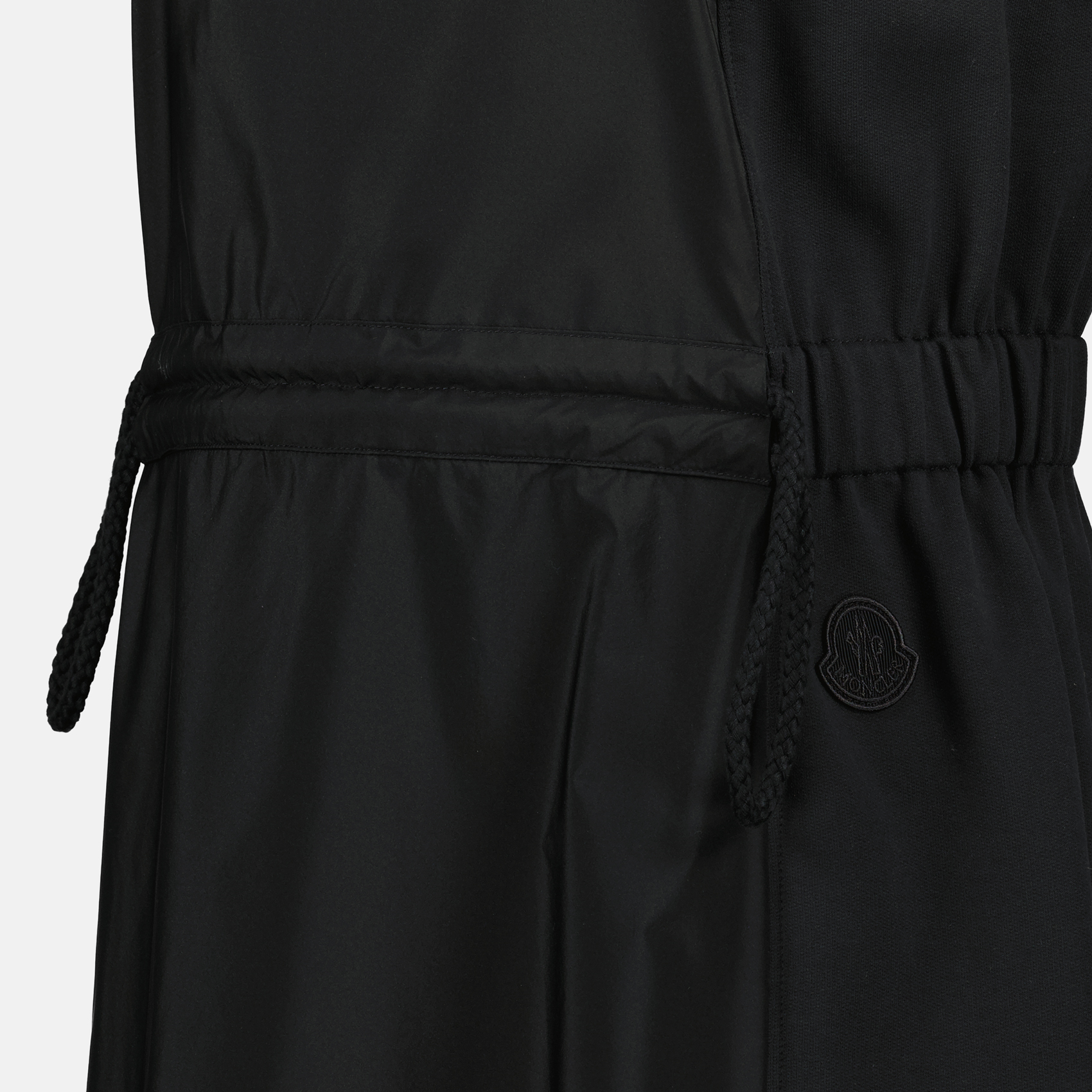 Robes Robe bi-matière Moncler Noir Femme