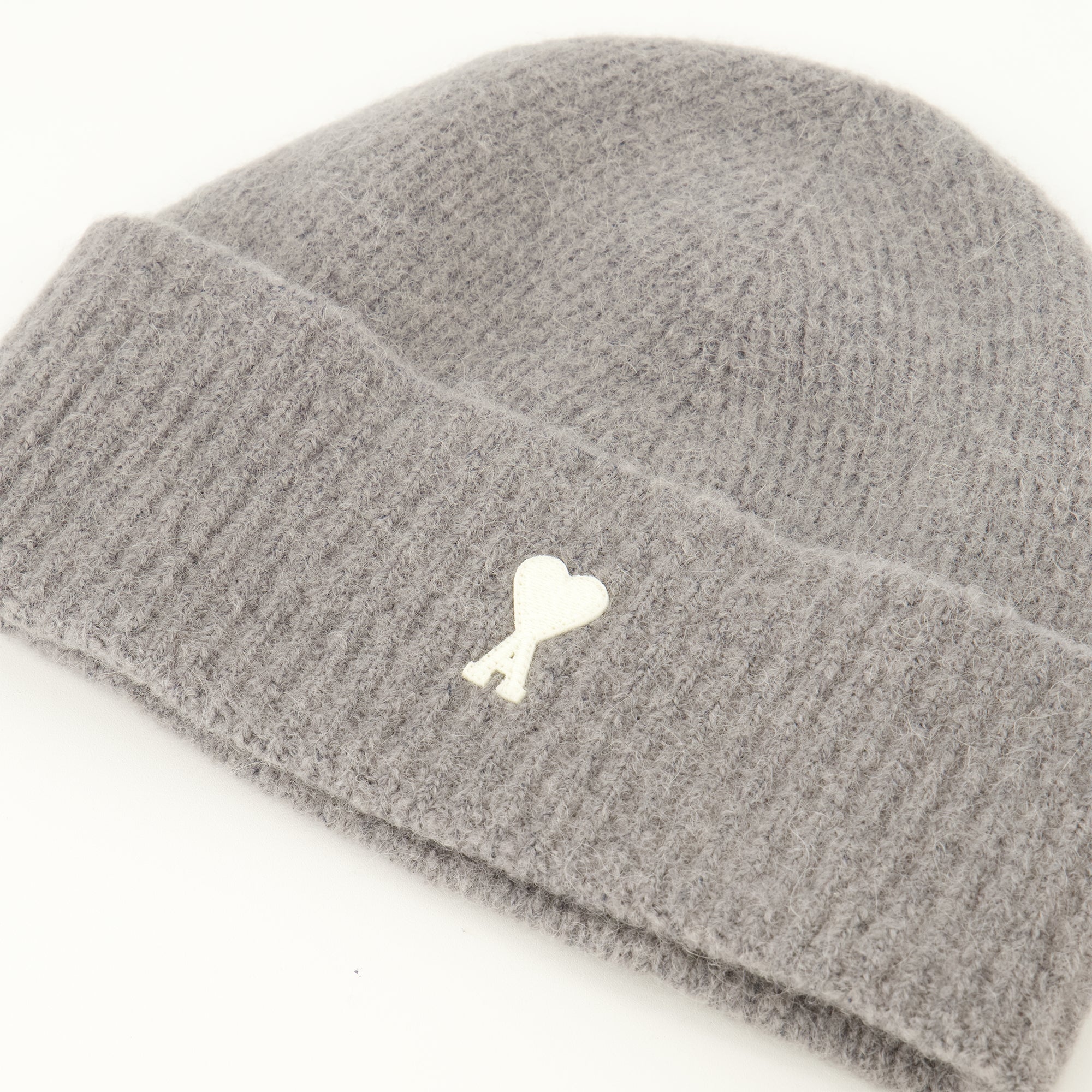 Chapeaux, casquettes et bonnets Graue Alpaka-Mütze Ami PARIS Gris Unisexe