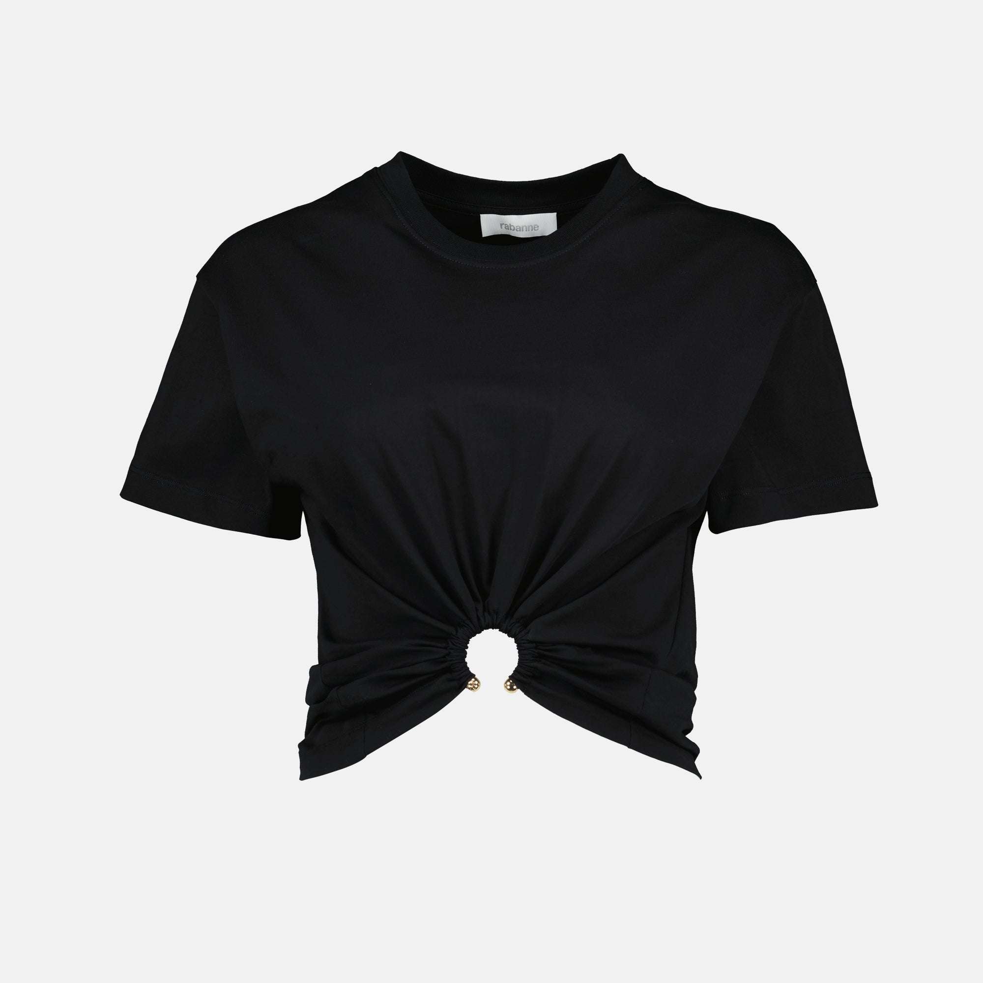 T-shirts T-shirt percing Rabanne Noir Femme