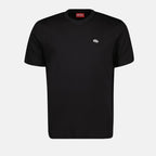 T-shirt T-shirt T-Adujstal-Doval Diesel Nero Homme