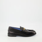 Loafers Leather Loafers Versace Black Homme