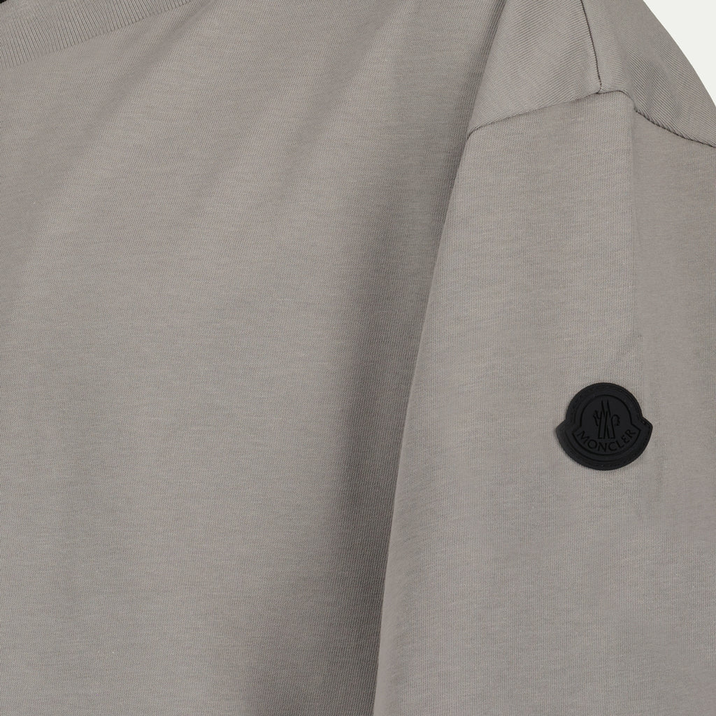T-shirt T-Shirt con Logo Moncler Grigio Homme