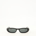Lunettes Gafas de sol SL 557 Shade Plump negras Saint Laurent Noir Unisexe