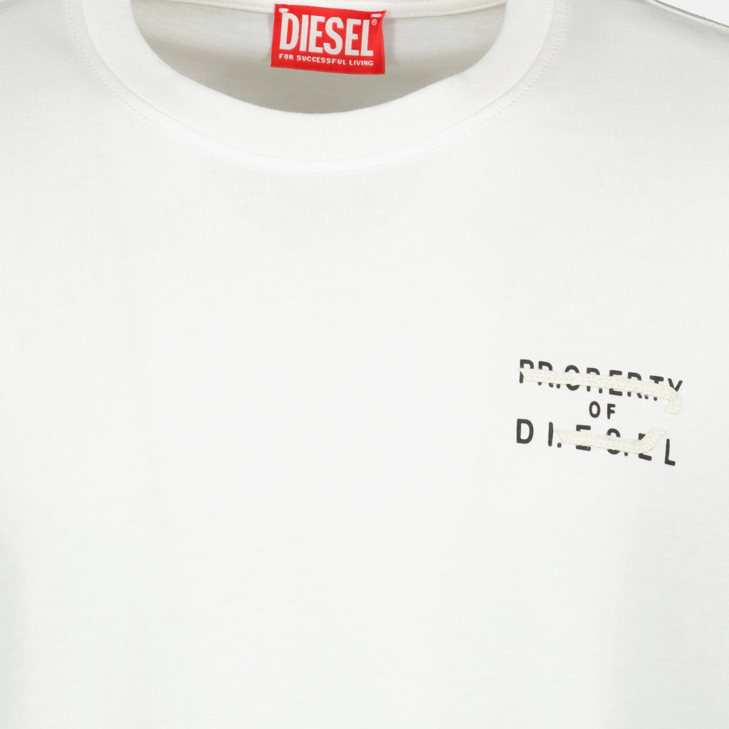 T-shirts T-Shirt T-Adjust-V5 Weiß Diesel Blanc Homme