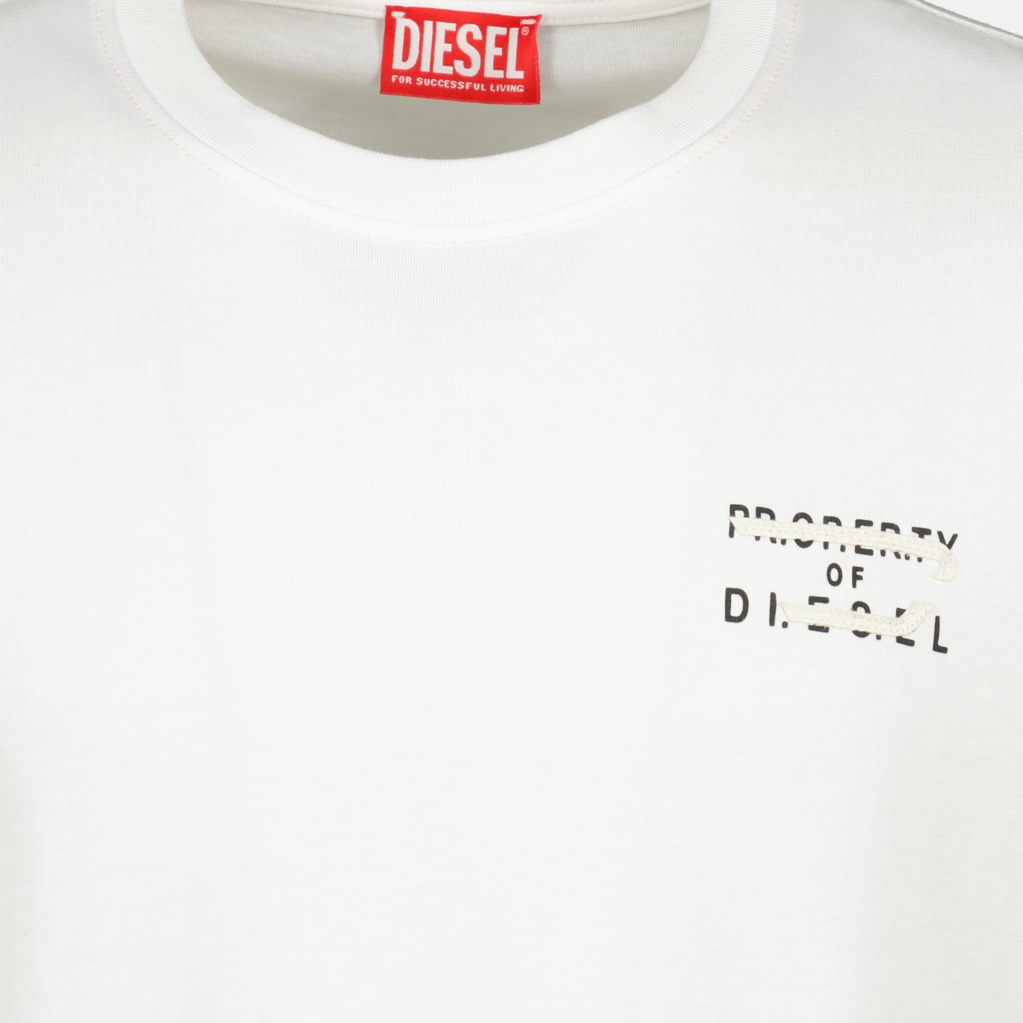 T-shirts T-Shirt T-Adjust-V5 Weiß Diesel Blanc Homme