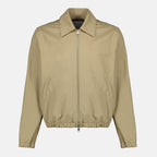 Immagine del blouson beige AMI a forma di cuore del marchio Ami PARIS per Uomo - Stagione Primavera-Estate 2026 - Vista Frontale