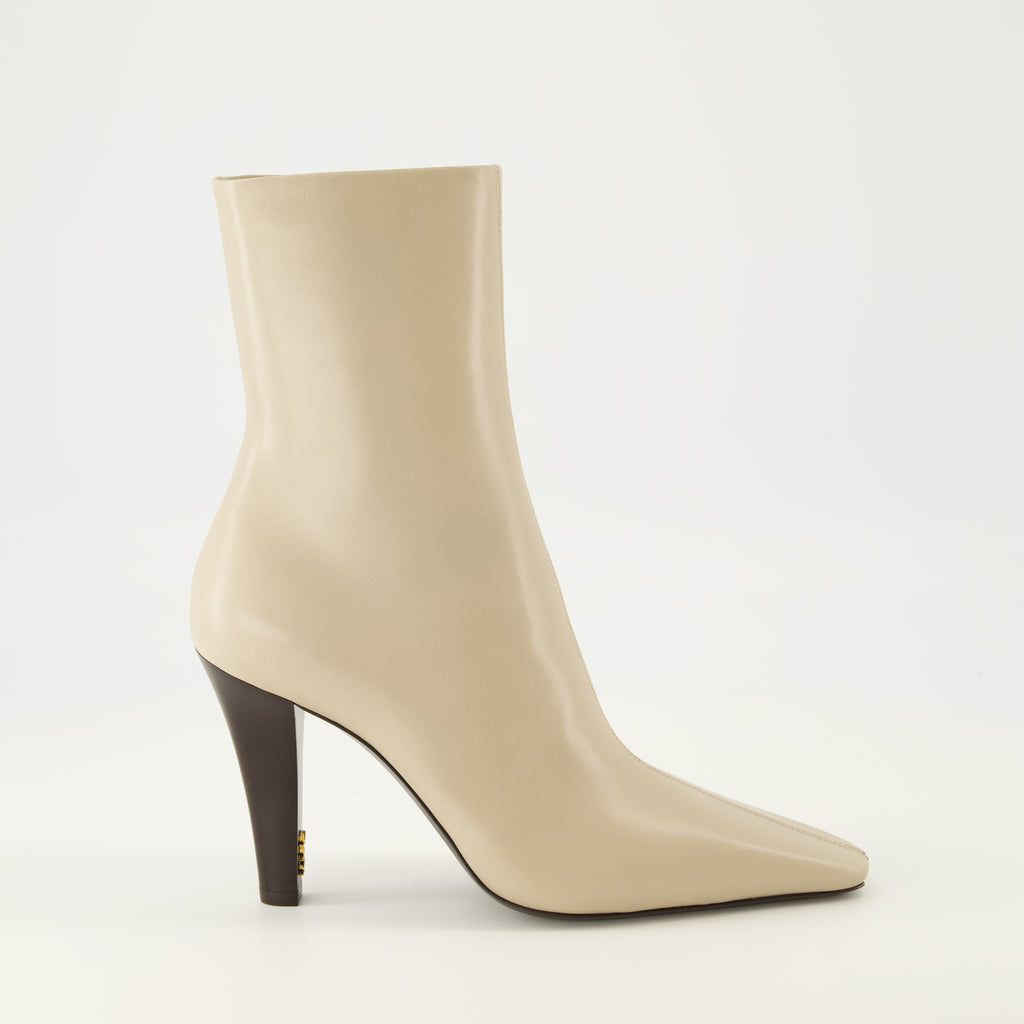 Image of the Jill ankle boots by Saint Laurent for Women - Autumn-Winter 2025 Season - Right side view