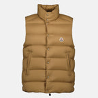 Vestes Giacca in Piuma Senza Maniche Tibb Moncler Beige Homme