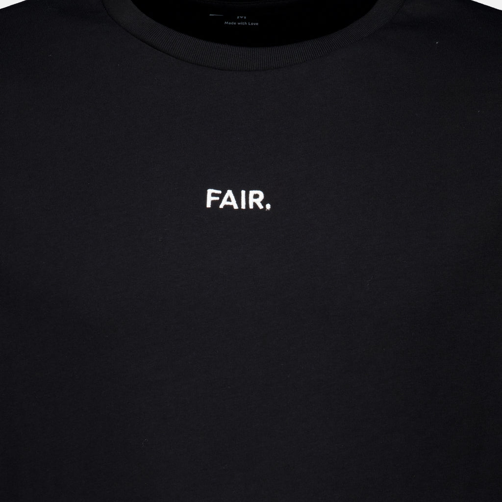 T-shirts T-shirt basique noir Fair Noir Homme