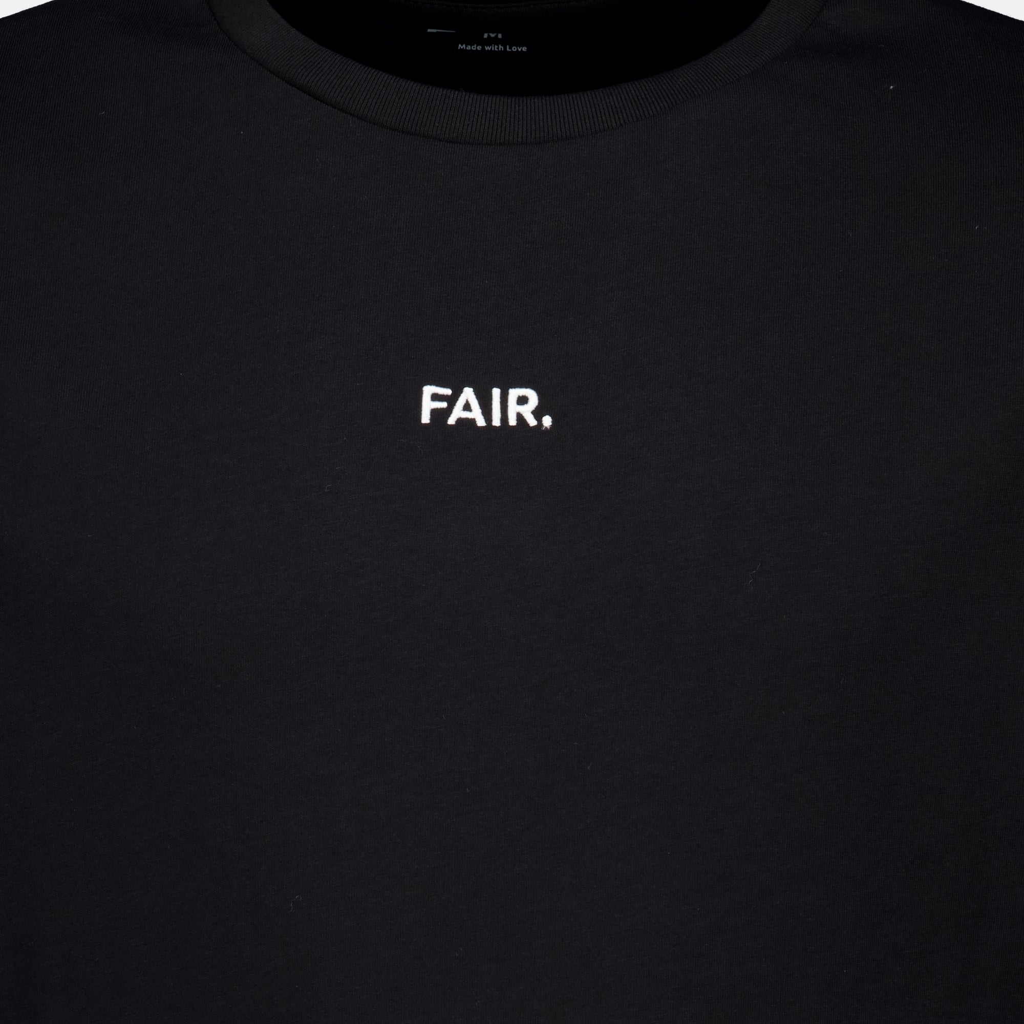 T-shirts T-Shirt Nera Base Fair Noir Homme