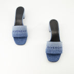 Zapatos abiertos Sandalias de tacón 4G Givenchy Azul Femme