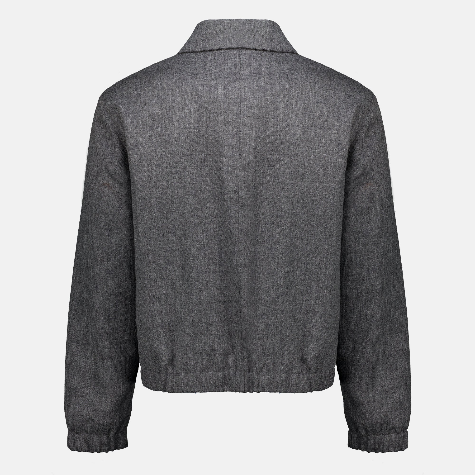 Vestes 회색 울 재킷 Ami PARIS Gris Homme