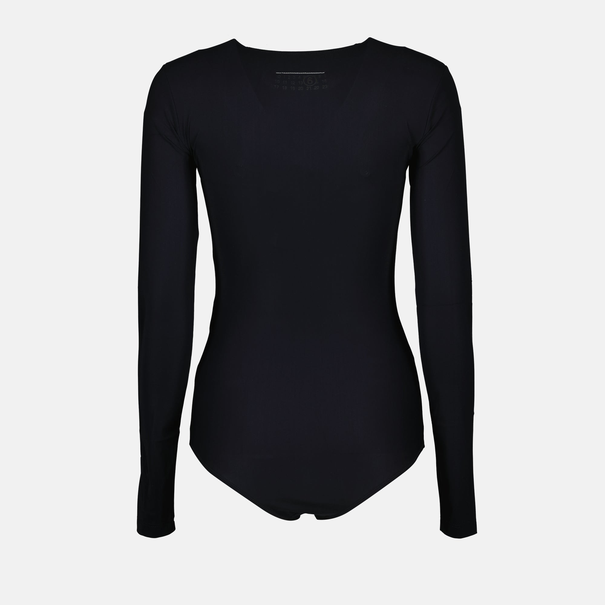 Immagine del body in nylon del marchio Mm6 per donna - Collezione Autunno-Inverno 2025 - Vista dettagliata 2