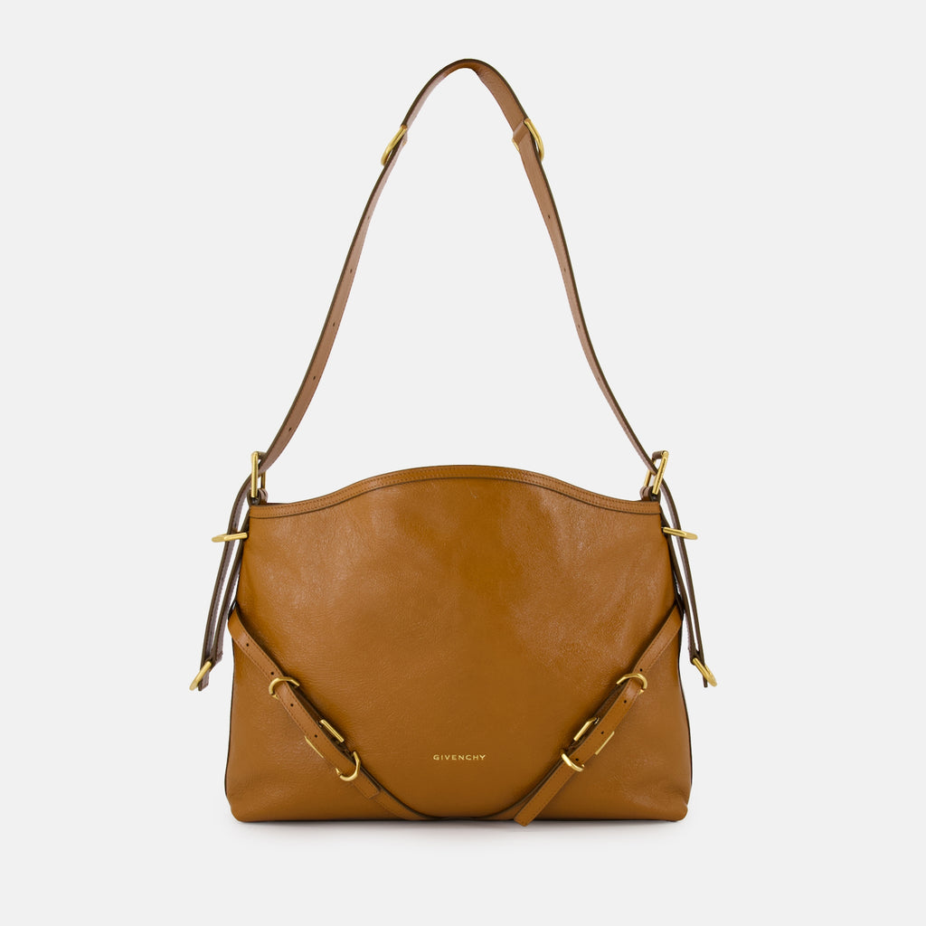 Bolsas de mão e de ombro Saco de Couro Voyou Givenchy Marrom Femme
