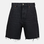 Pants Denim Bermuda Saint Laurent Black Women