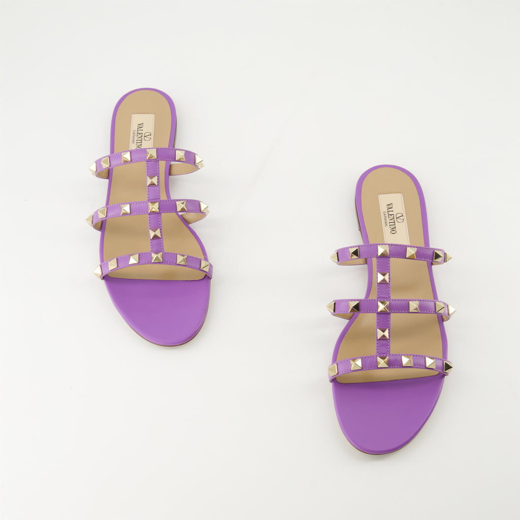 오픈 슈즈 록스투드 샌들 Valentino Garavani 보라 Femme