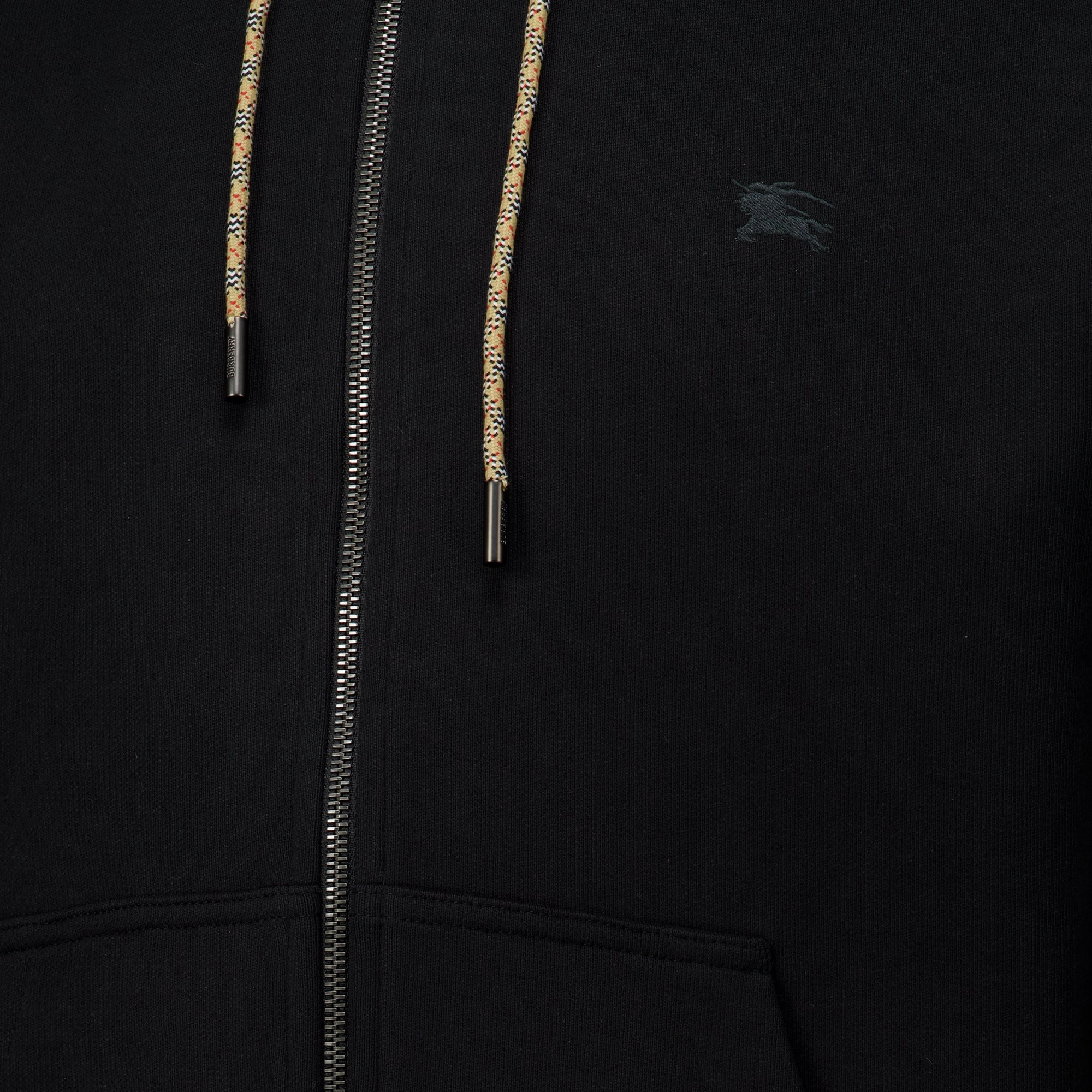 Sweatshirts Giacca Nera con Zip Burberry Noir Homme