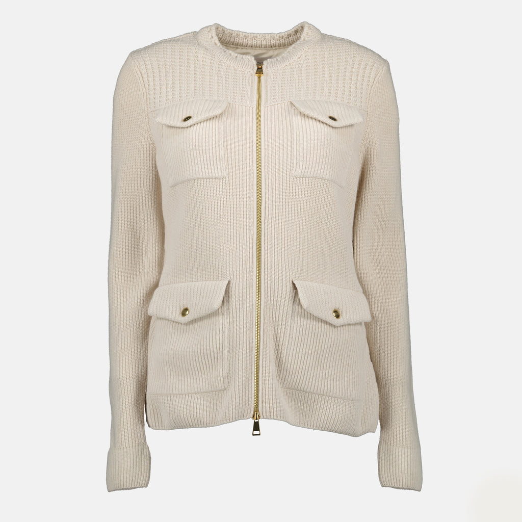 Imagen del artículo Chaqueta de lana de mezcla Moncler para mujer - Temporada Otoño-Invierno 2025 - Vista Frontal